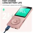 MP3 Player with Bluetooth and 32GB TF Card,HiFi Music Player with Built-in Speaker,Earphones, Multifunctional MP3 Players with FM/Recording/E-Book/Video, Supports up to 128GB for Kids,Running,Walking