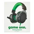 onn Wired Gaming Headset Compatible with Xbox, Black and Green