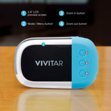 Vivitar Aqua Snap Underwater Digital Camera with HD Video Recording, New Waterproof Action Camera, Blue