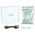 Fujifilm Instax Link Wide Wireless Smartphone Printer Bundle with Film (10 Exposures), Ash White (Value Pack)