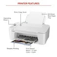 PIXMA TS3722 Wireless All-in-One Home Printer with Scanner and Copier, with PG-275 and CL-276 Inks