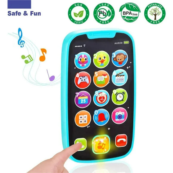 Baby Phone Toys for 1 Year Old Boy Girl, My First Learning Play Phone for Kid, Musical Light up Phone Toys 12 18 24 Month,Toys for 1,2 Year Old Boys Girls