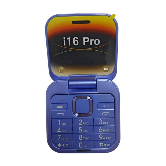 Folding Flip Phone for Seniors Dual SIM Big Button 2.6in Screen Loud Speaker HD Camera 1400mAh Battery SOS Flashlight Elderly Cellphone Easy Use Rectangle