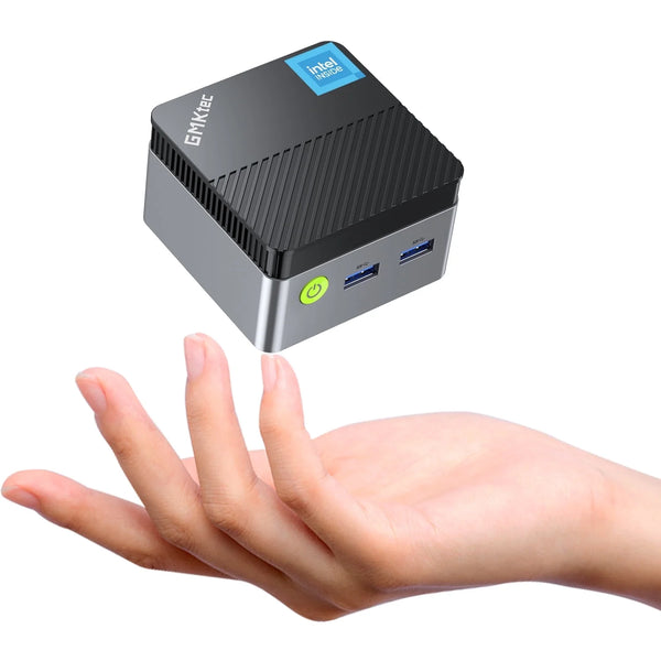 GMKtec Mini PC, 12GB RAM 256GB SSD, Intel Alder Lake N97 (up to