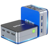 GMKtec Mini PC, 12GB RAM 512GB SSD, Intel N150(Up to 3.6GHz), Windows 11 Pro Deaktop Mini Computer, 3x USB3.2, Dual HDMI 2.0, Dual RJ45 Ethernet, Nucbox G2 Plus