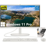 HP All-in-One Desktop Computer, 21.5" FHD Display, Intel Celeron J4025 Processor, 16GB RAM, 512GB SSD, Wi-Fi 6, Business AIO, Windows 11 Pro