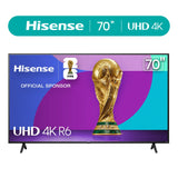 Hisense 70" Class 4K UHD LED LCD Roku Smart TV HDR R6 Series 70R6E4