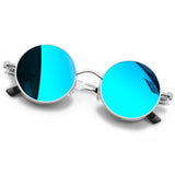 KANASTAL Hippie Round Sunglasses for Women Men Circle Sun Glasses UV400 Protection(Blue)