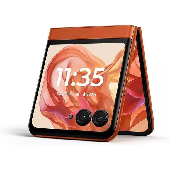 Motorola razr | 2024 | Unlocked | Made for US 8/256GB | 50MP Camera | Spritz Orange Smartphone Cell
