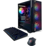 NSX GAMING Desktop Computer, Ryzen 7 5700G, 16GB DDR4, 512GB SSD, W11, Black
