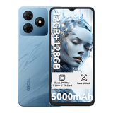 OSCAL Android Phones Unlocked for T-Mobile, Flat 2 Android 15 Phone(2025), 12(4+8)+128GB/2TB TF Octa Core, Dual SIM Phones Unlocked, 5000mAh, 90Hz, 6.56" HD+ Screen, 4G/GPS/Fingerprint/Face ID-Blue