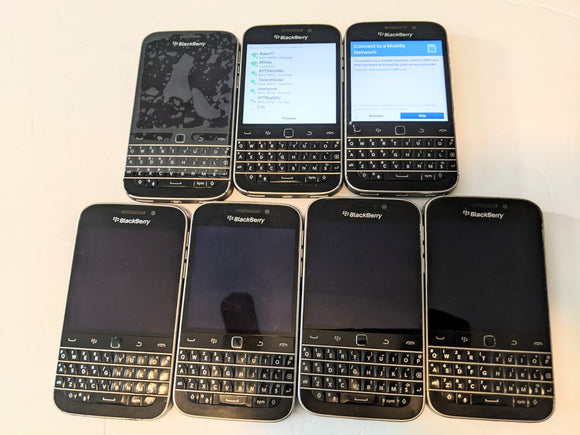 Lot of 10 Blackberry Classic (SQC100-2)
