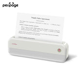 PeriPage P40, Portable Mini Thermal Printer, No Ink Required, Wireless Bluetooth Connection, Compatible with Android and iOS Systems, Supports Printing 8.26-inch x 11.69-inch Letterhead