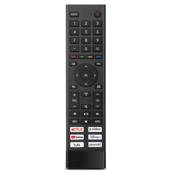 Replacement for Hisense Smart TV Remote Control,Compatible with Hisense 4K UHD Series Android Smart TVs.(NO Voice Function)