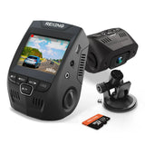 Rexing 1080p Dash Cam with 170° Wide Angle, 24/7 Parking Monitor, Loop Recording, G-Sensor, Dual Mount Options & 32GB Card Included