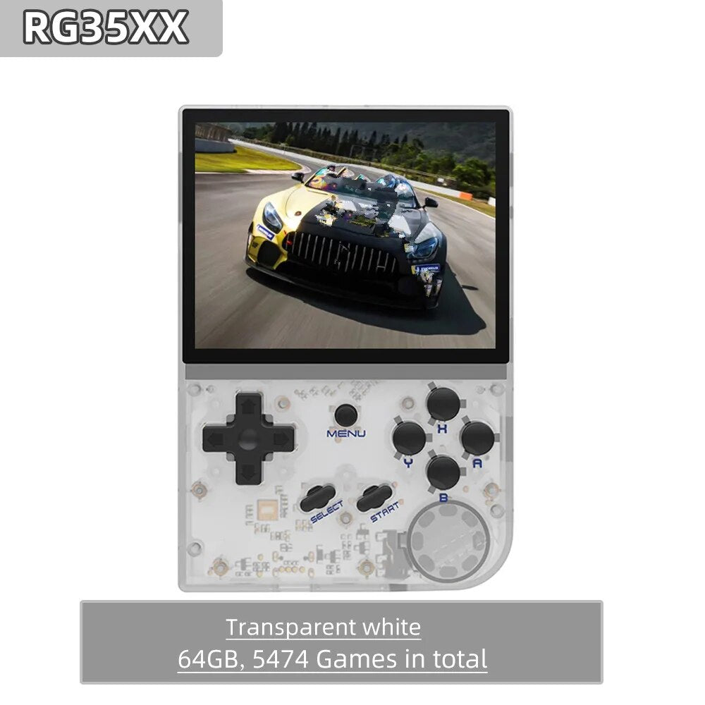 ANBERNIC-Console de jeu portable RG35XX système Linux écran IPS de 3.5 pouces lecteur vidéo de