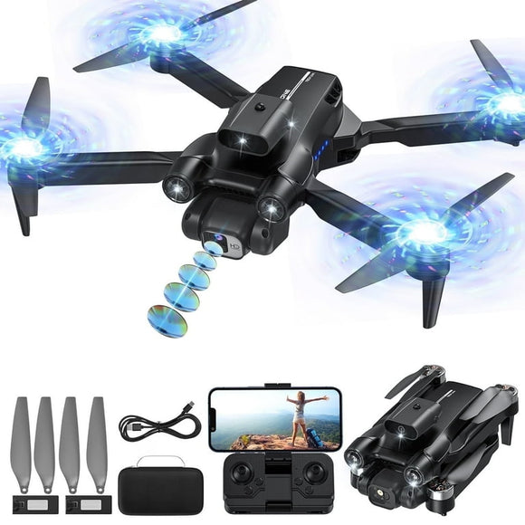 Drone with Camera, FPV Drone with Brushless Motor, One Key Take Off/Landing, Gesture Selfie, 3 Speed Modes, Drone for Adults and Beginners