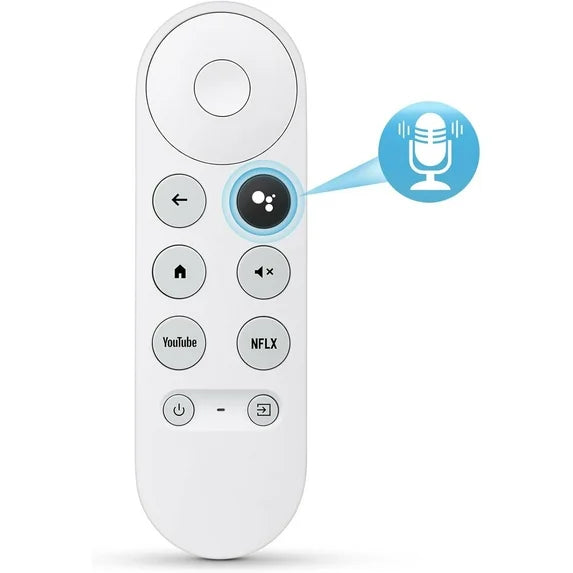 Voice Replacement for Google-Chromecast-Remote, for Chromecast with Google TV Remote & Google TV Streamer (Only for Snow Chromecast Google).