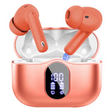Wireless Earbuds, Bluetooth 5.4 Headphones Bass Stereo, Ear Buds with Noise Cancelling Mic LED Display, 36H Playtime in Ear Earphones, IP7 Waterproof Sport Headset for Android iOS