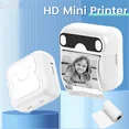 Mini Pocket Printer, Portable Bluetooth Thermal Printer, for Android or IOS APP, Inkless Printer Kids, Friends