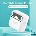 Mini Pocket Printer, Portable Bluetooth Thermal Printer, for Android or IOS APP, Inkless Printer Kids, Friends