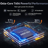 Android 15 Tablet with Keyboard, 128GB ROM(1TB Expand), Octa Core, 5G/2.4G WiFi, 7000mAh, BT V5.0, with Case, Mouse, Stylus, Split-Screen(Pink)