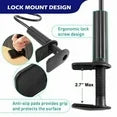 Gooseneck Bed Phone Holder Long Arm Phone Mount for Desk, Clip Bracket Clamp Stand for 4.0-6.5'' Mobile Cell Phone Stand