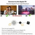 Replacement Remote for Apple TV Remote Compaitible with Apple TV 4K with TV Control