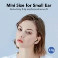 Wireless Earbuds Bluetooth V5.3 Headphones 60H Playback Deep Bass Stereo Ear Buds with LED Power Display Charging Case IPX7 Waterproof Earphones with Mic Headset for Laptop Pad Android/iOS Phones