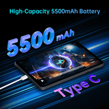 Headwolf FPad5 Pro Android 14 Tablet, 8.4 Inch FHD Display, MTK G99, 16GB RAM 256GB Storage, 5500mAh, 5G WiFi, Great for Work and Play