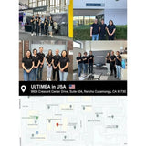 ULTIMEA 2.2ch Sound Bar for TV, Built-in Dual Subwoofer, 2 in 1 Separable Bluetooth 5.3 Soundbar , Bassmax Adjustable TV Surround Sound Bar, HDMI-ARC/Optical/Aux Home Theater Speakers, Wall Mount