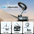 SPORTLINK Vacuum Magnetic Phone Holder for Car - Suction Cup Phone Mount 360° Adjustable Foldable for iPhone 17/16/15/14/13/12 Pro/Pro Max - Black