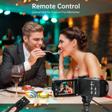 Saneen Video Camera Camcorder Full HD 1080P 24MP IR Night Vision Vlogging Camera for YouTube 18X Digital Zoom 3.0 Inch 270 Degree Rotation Touch Screen with Tripod & Battery