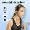 Wireless Earbuds, Bluetooth 5.4 Headphones Sport with 4 ENC Noise Cancelling Mic, 3D Stereo in Ear buds, 50H Wireless Earphones with Earhooks USB-C, IP7 Waterproof Bluetooth Earbuds for Running Gym