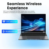 CHUWI FreeBook 13.5" Touchscreen Laptop 512GB SSD 12GB RAM,Intel Quad-Core N100(Beat to Core i3-1115G4, Up to 3.4GHz),Windows 11,2 in 1 Gaming Tablet Notebook Computer,IPS Display