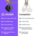 Life360 Tile Mate Bluetooth Tracker, Keys Finder and Item Locator for Keys, Bags and More. Phone Finder. Both iOS and Android Compatible. 1-Pack (Black)