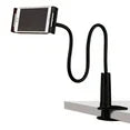 Gooseneck Bed Phone Holder Long Arm Phone Mount for Desk, Clip Bracket Clamp Stand for 4.0-6.5'' Mobile Cell Phone Stand