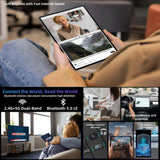 Tablet 2025 Newest Android 15 Tablet, 10 Inch Tablet,5G Wi-Fi Tablet Computer,2 In 1 Tablet with Keyboard, 128GB ROM+8(4+4)GB RAM+ 2TB Expand, Octa-Core Processor,1920 * 1200 IPS,Bluetooth,GPS,Gray