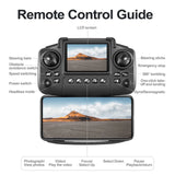 LmnLft 1080P Camera Drone with Remote Screen - Altitude Hold RC Quadcopter for Beginners, Foldable Design with 2.4Ghz Control for Kids & Adults