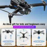 Drone with Camera, FPV Drone with Brushless Motor, One Key Take Off/Landing, Gesture Selfie, 3 Speed Modes, Drone for Adults and Beginners
