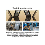 Caterpillar Cat S22 IP68 16GB 4G LTE GSM Unlocked Rugged Flip phone Black