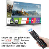 Universal for LG Smart TV Remote Control Replacement,Compatible with All Models for LG Brand, with Netflix Prime Video Shortcut Buttons