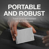 Seagate One Touch SSD 1TB External SSD Portable - Silver, Speeds up to 1030MB/s, with Android App, 1yr Mylio Create, 4mo Adobe Creative Cloud Photography Plan and Rescue Services (STKG1000401)