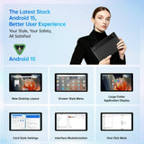 Android 15 Tablet, 5-Core, 20GB RAM+64GB ROM+1TB Expand, 10inch Tablet with Keyboard Case Mouse Stylus Pen,Widevine L1, 6G WiFi, Dual Camera, 5000mAh,Black