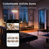 Losei 1080P Indoor WiFi PTZ Security Camera, Detection for Baby and Pet Monitor, 360-Degree for Home Security,Smart Motion Tracking,2 Way Audio, Night Vision, Compatible with Alexa