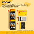 KODAK Mini 2 Retro 4PASS Portable Photo Printer (2.1x3.4 inches) + 68 Sheets Bundle, Black