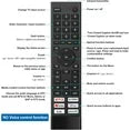 Replacement for Hisense Smart TV Remote Control,Compatible with Hisense 4K UHD Series Android Smart TVs.(NO Voice Function)