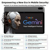 Tablet 2025 Newest Android 15 Tablet, 10 Inch Tablet,5G Wi-Fi Tablet Computer,2 In 1 Tablet with Keyboard, 128GB ROM+8(4+4)GB RAM+ 2TB Expand, Octa-Core Processor,1920 * 1200 IPS,Bluetooth,GPS,Gray