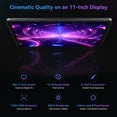 11 inch Android 15 Tablet, MTK8786 Octa-Core, 128GB Storage, 16GB RAM, 1TB Expand, 4G LET Tablet with Keyboard, FHD Ips Incell Screen, 7000mAh Battery, 13MP Dual Cameras, 5G WiFi, Face Unclocked, Gps