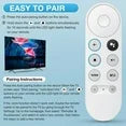 Voice Replacement for Google-Chromecast-Remote, for Chromecast with Google TV Remote & Google TV Streamer (Only for Snow Chromecast Google).